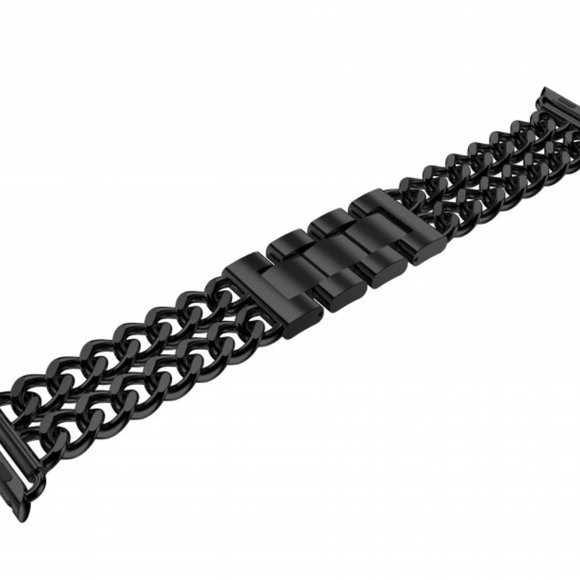 NEW Adjustable Stainless Wrist Strap Band For Apple Watch - Black - Picture 11 of 15